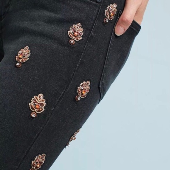 Anthropologie’s Pilcro & the letterpress Script Embellished Jeans - Picture 6 of 12